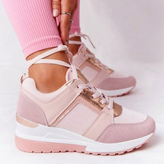Damskie Sneakersy na Platformie | Wygodne | Modny Styl Miejski