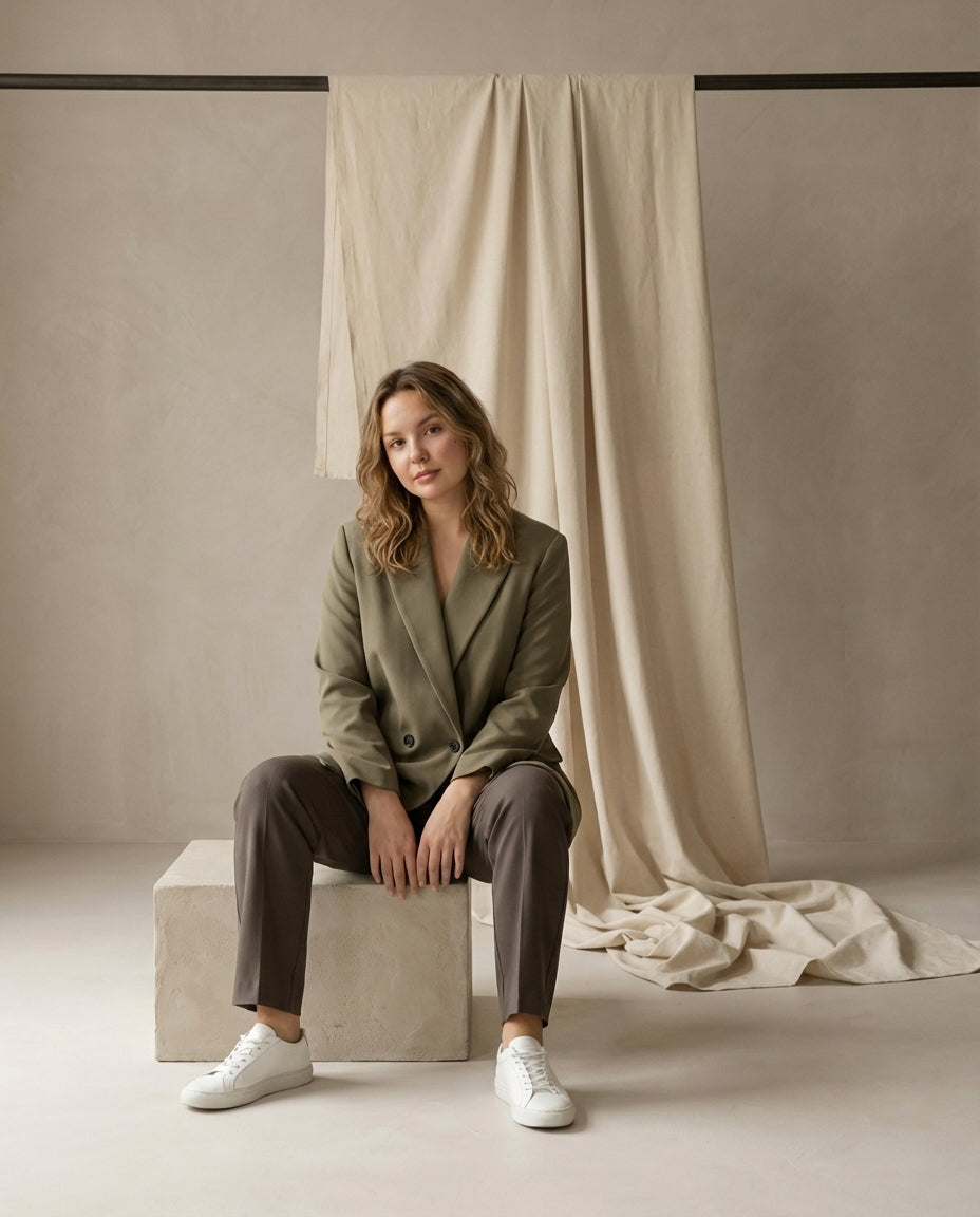 Marynarka Damska Dwurzędowa Marynarki Damskie | Klasyczny Krój | Strukturalny Kołnierz | Do Pracy i Na Co Dzień