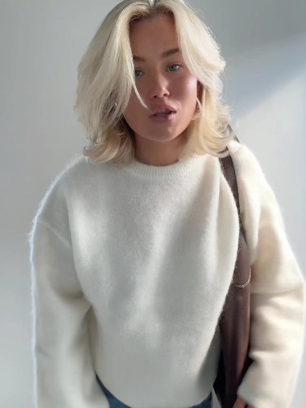 Sweter z Miękkiej Przędzy | Oversize | Komfort na Co Dzień