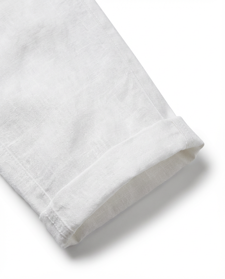 Spodnie Męskie Spodnie Lnianie Męskie | Luźny Krój | Oddychający Materiał | Na Lato