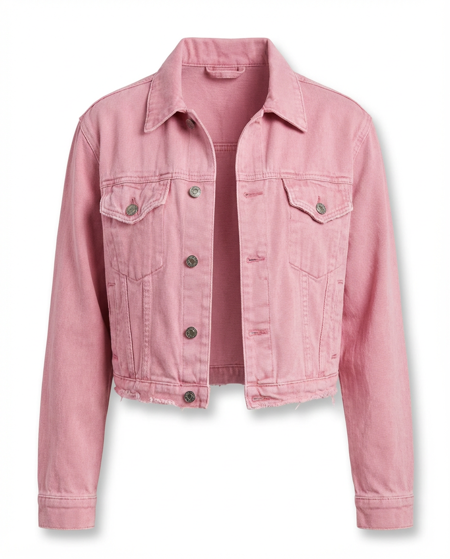 Kurtka Dżinsowa Damska Dzinsowka | Klasyczny Krój | Wytrzymały Materiał | Na Co Dzień