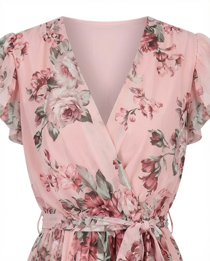 Sukienka Damska Letnia Kwiatowa | Luźny Krój | Wygodna Tkanina | Na Lato