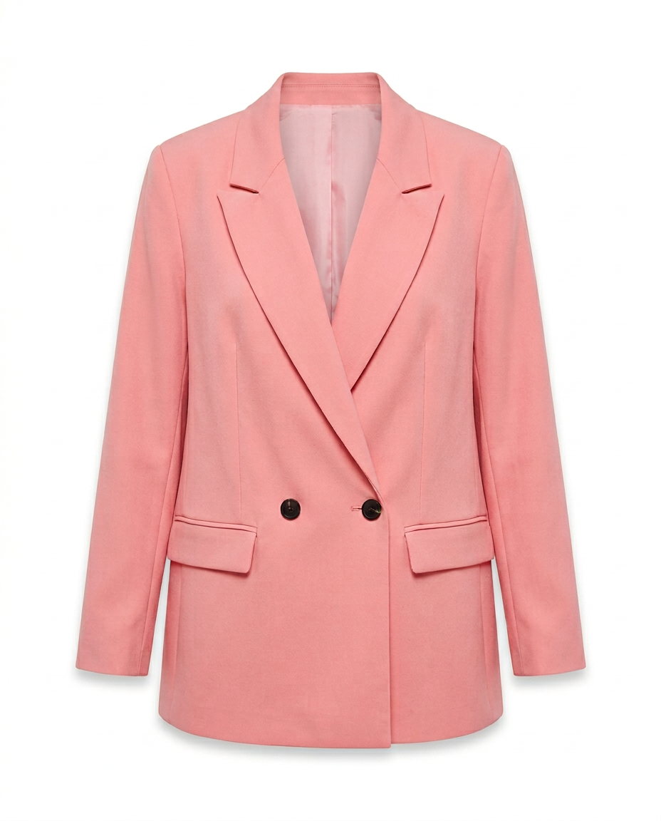 Marynarka Damska Dwurzędowa Marynarki Damskie | Klasyczny Krój | Strukturalny Kołnierz | Do Pracy i Na Co Dzień