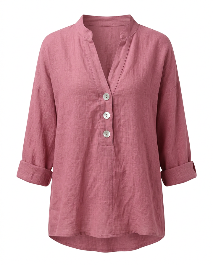 Bluzka damska | Klasyczny krój | Oddychający materiał | Na co dzień i eleganckie wyjścia