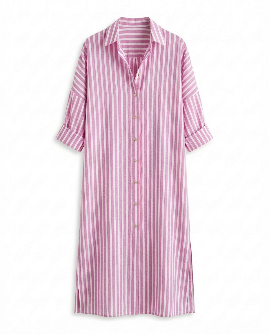 Sukienka Letnia Damska | Luźny Krój | Przewiewny Materiał | Na Lato