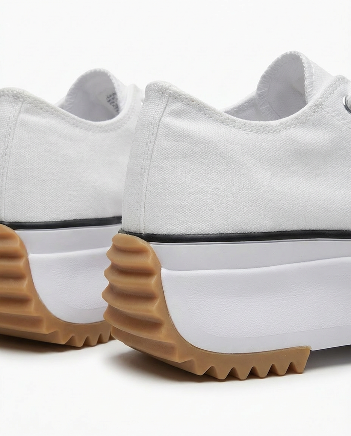 Trampki Damskie Tenisówki | Wysoka Podeszwa | Wsuwany Styl | Na Co Dzień