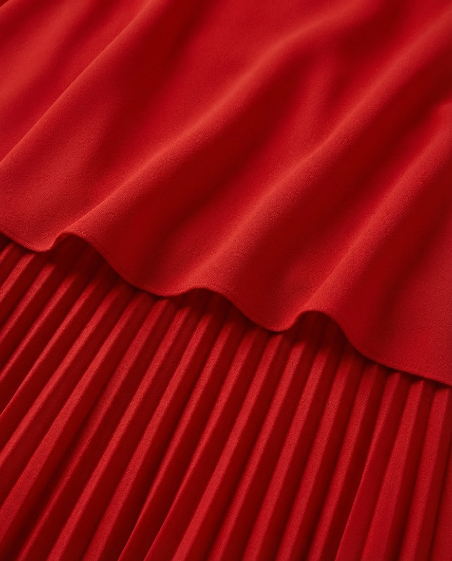 Plisowana Sukienka Maxi z Peleryną | Drapowany Krój | Elegancki Fason