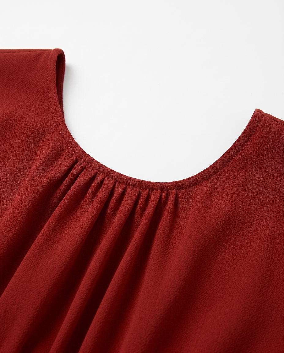 Sukienka Midi Damska Elegancka | Dopasowany Krój | Elastyczna Talie | Na Lato