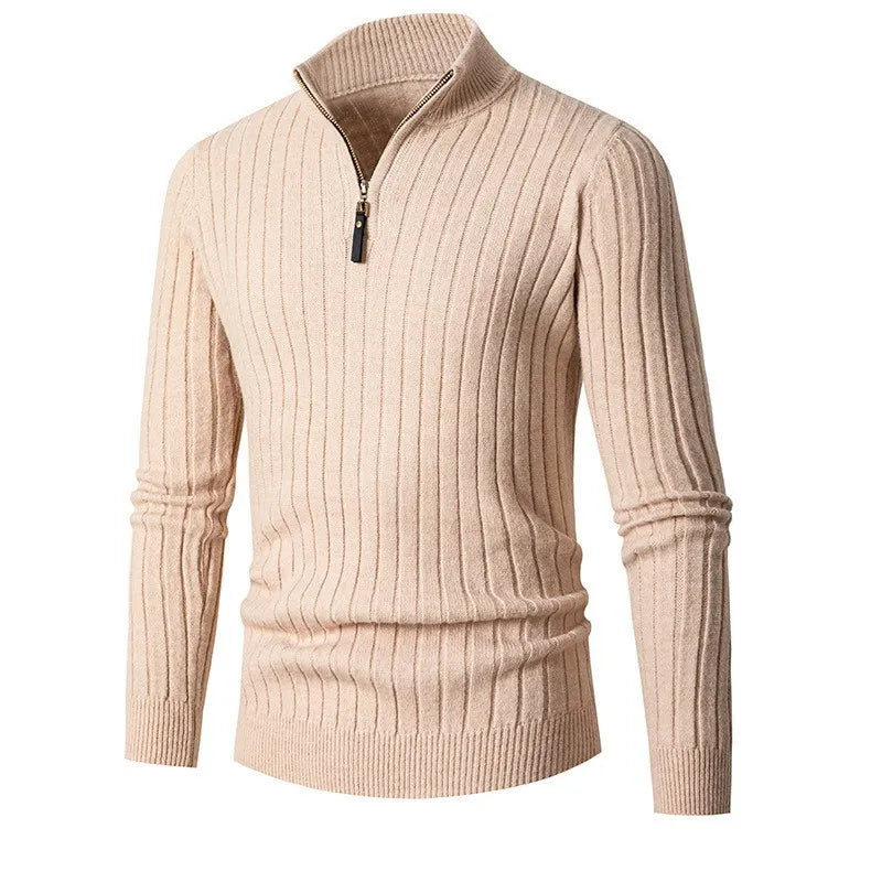 Sweter Męski z Półgolfem | Dzianinowy | Wygodny i Stylowy