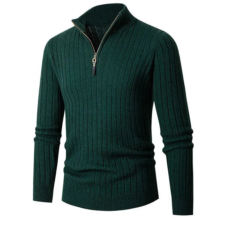 Sweter Męski z Półgolfem | Dzianinowy | Wygodny i Stylowy