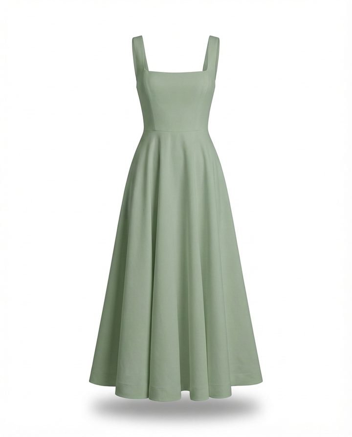 Sukienka na Wesele Damska Sukienka Letnia | Wcięta Talia | Opływowa Sylwetka | Na Wiosnę i Lato