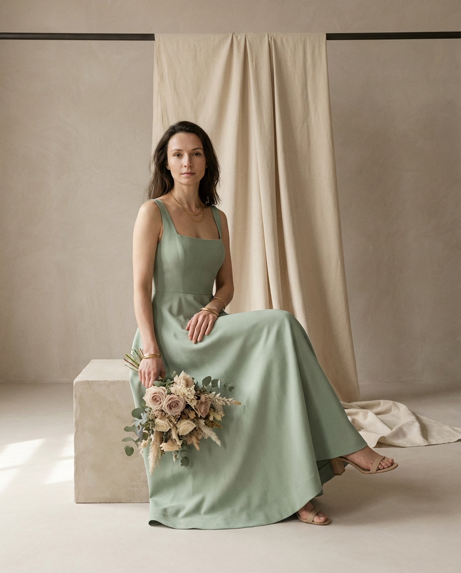 Sukienka na Wesele Damska Sukienka Letnia | Wcięta Talia | Opływowa Sylwetka | Na Wiosnę i Lato