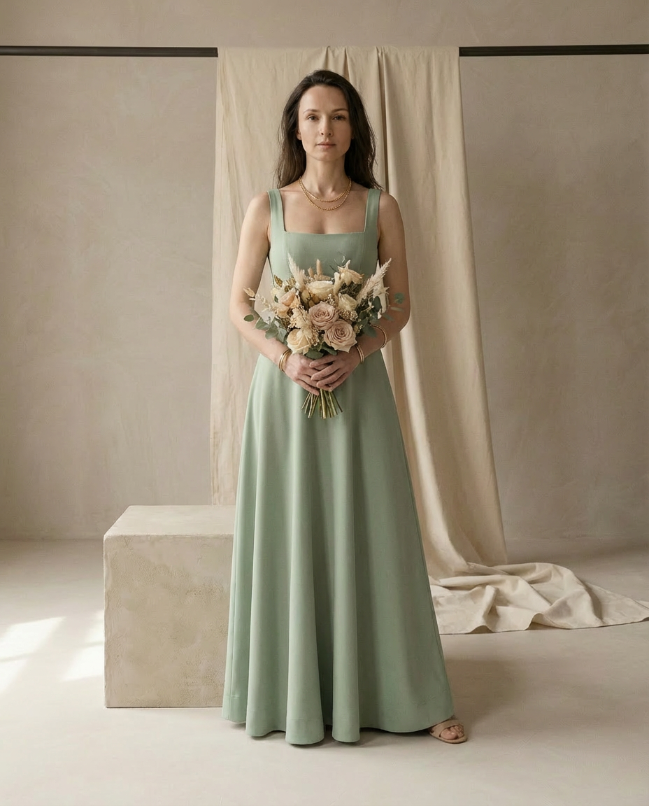 Sukienka na Wesele Damska Sukienka Letnia | Wcięta Talia | Opływowa Sylwetka | Na Wiosnę i Lato