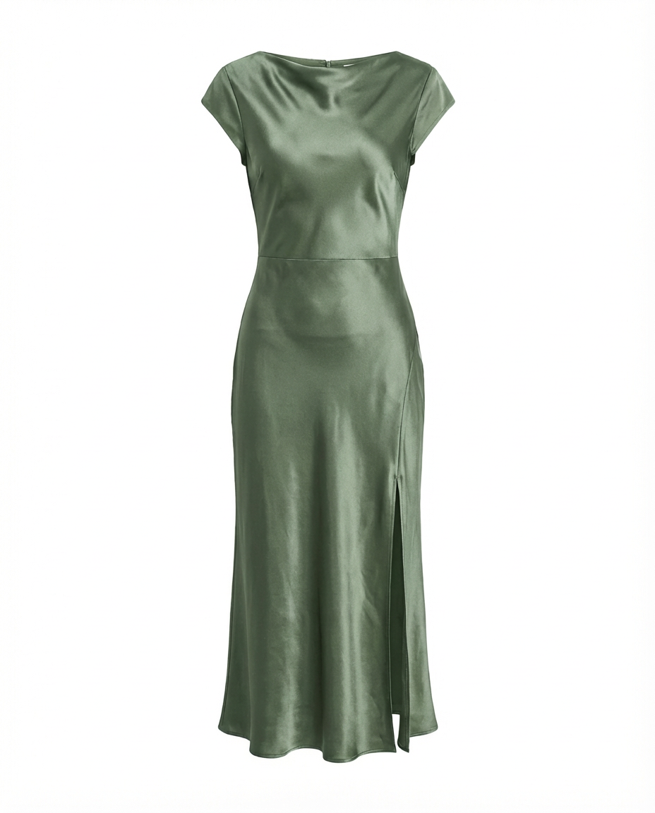 Suknia Wieczorowa Długa | Dopasowany Krój | Wyrafinowane Detale | Na Oficjalne Przyjęcia