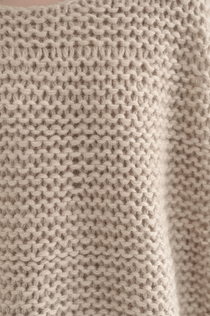 Sweter Oversize z Mięsistej Dzianiny | Dłuższy Krój | Swobodna Elegancja