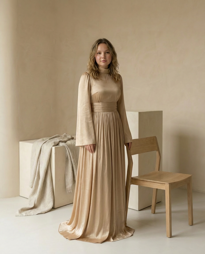 Sukienka Damska Na Wesele | Luźny Krój | Regulowany Pasek | Na Co Dzień lub Na Specjalne Okazje