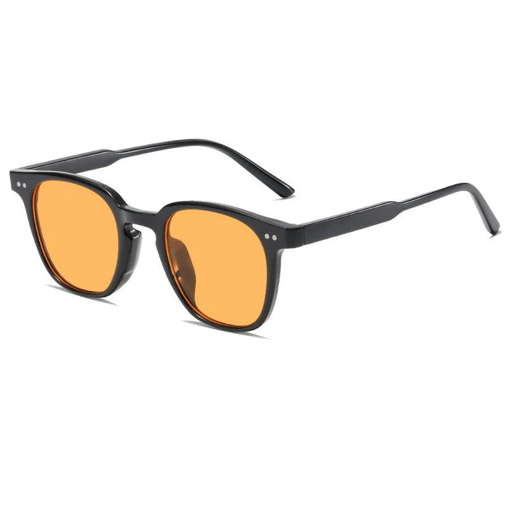 Okulary Przeciwsłoneczne Unisex | Matowa Oprawka i Ciemne Szkła | Nowoczesny, Ponadczasowy Styl