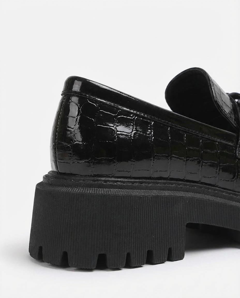 Trampki na Platformie Buty Platformy | Wygodny Krój | Ekstrawagancka Faktura | Na Co Dzień