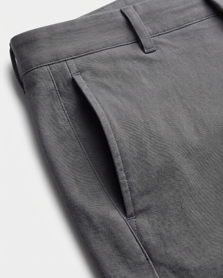 Spodnie Męskie Stretch | Wąski Krój | Komfort na Co Dzień | Do Pracy i Na Spotkania