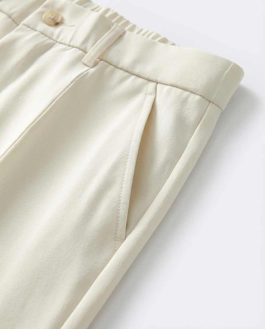 Spodnie Męskie Plisowane Eleganckie | Prosty Krój | Funkcjonalne Kieszenie | Do Pracy i Na Oficjalne Okazje