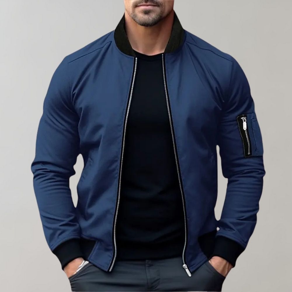 Męska Kurtka Bomber | Lekka i Stylowa | Casual na Co Dzień