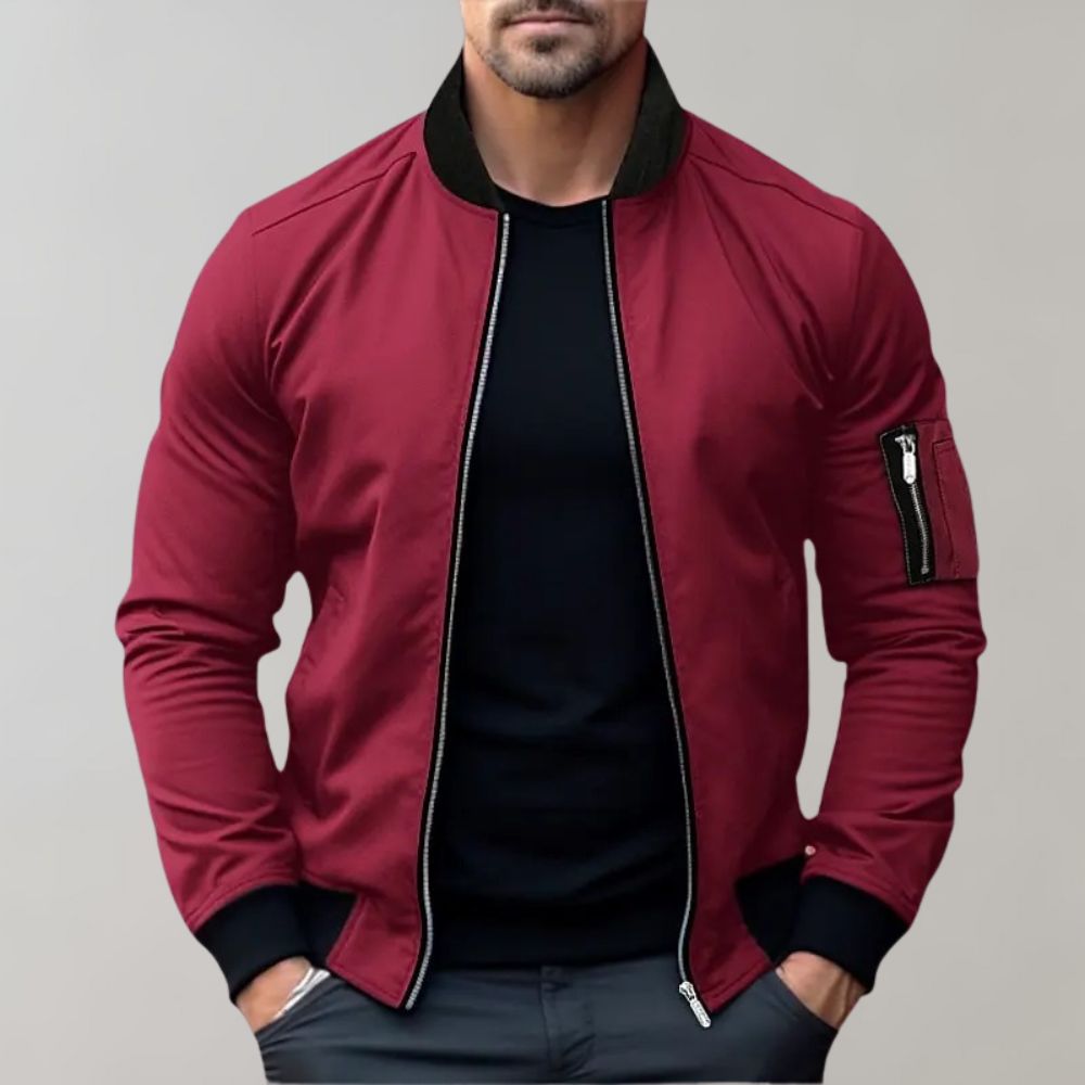 Męska Kurtka Bomber | Lekka i Stylowa | Casual na Co Dzień