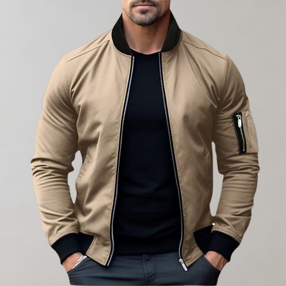Męska Kurtka Bomber | Lekka i Stylowa | Casual na Co Dzień