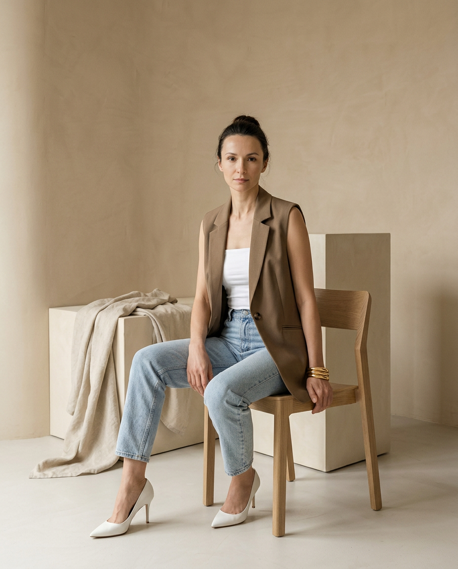 Marynarka Damska Marynarki Damskie | Dopasowany Krój | Funkcjonalne Kieszenie | Do Pracy i Na Co Dzień