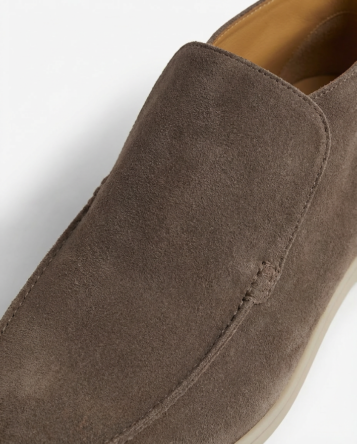 Mokasyny Męskie Czarne | Wsuwane | Komfortowe Wnętrze | Na Co Dzień