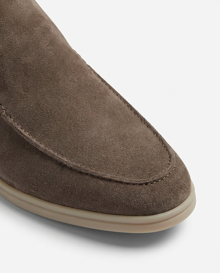 Mokasyny Męskie Czarne | Wsuwane | Komfortowe Wnętrze | Na Co Dzień