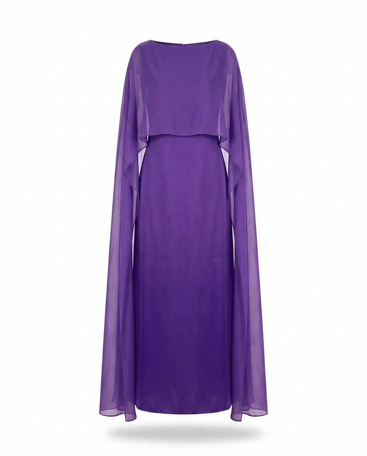 Sukienka na Wesele Damska Elegancka | Maxi Krój | Lekka Tkanina | Na Wiosnę i Lato