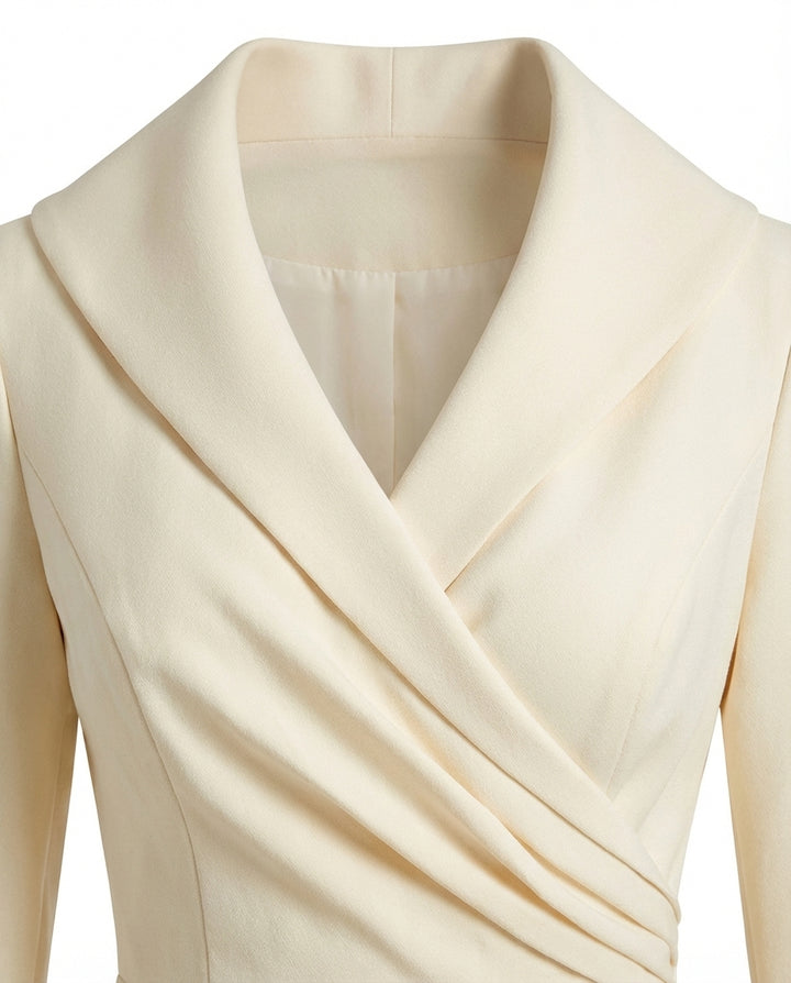 Sukienka na Wesele Damska Elegancka | Midi Krój | Odkryte Ramiona | Na Wiosnę i Lato