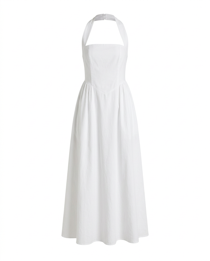 Sukienka Maxi Damska Elegancka | Rozszerzany Krój | Wygodna Tkanina | Na Wesele i Przyjęcia