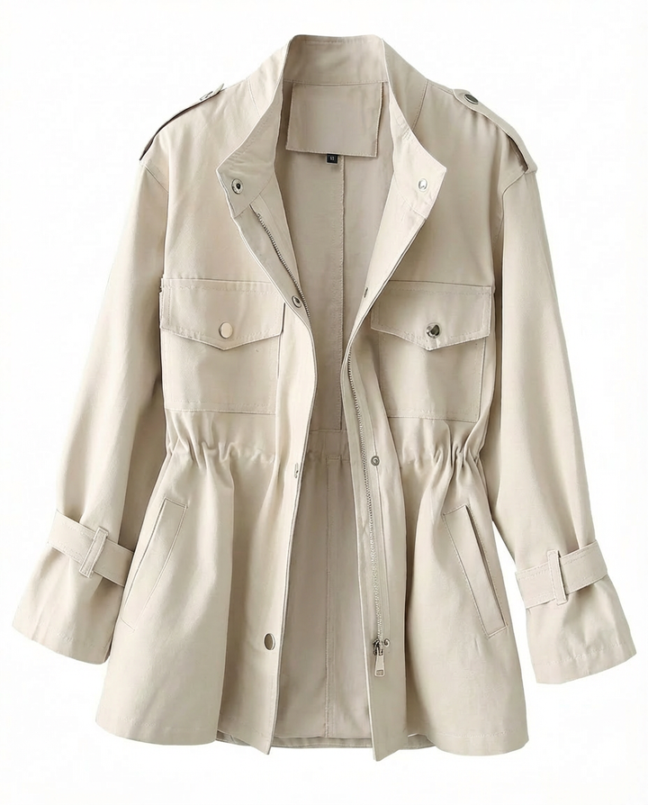 Kurtka damska | Dopasowana | Wiatroszczelna | Na jesień