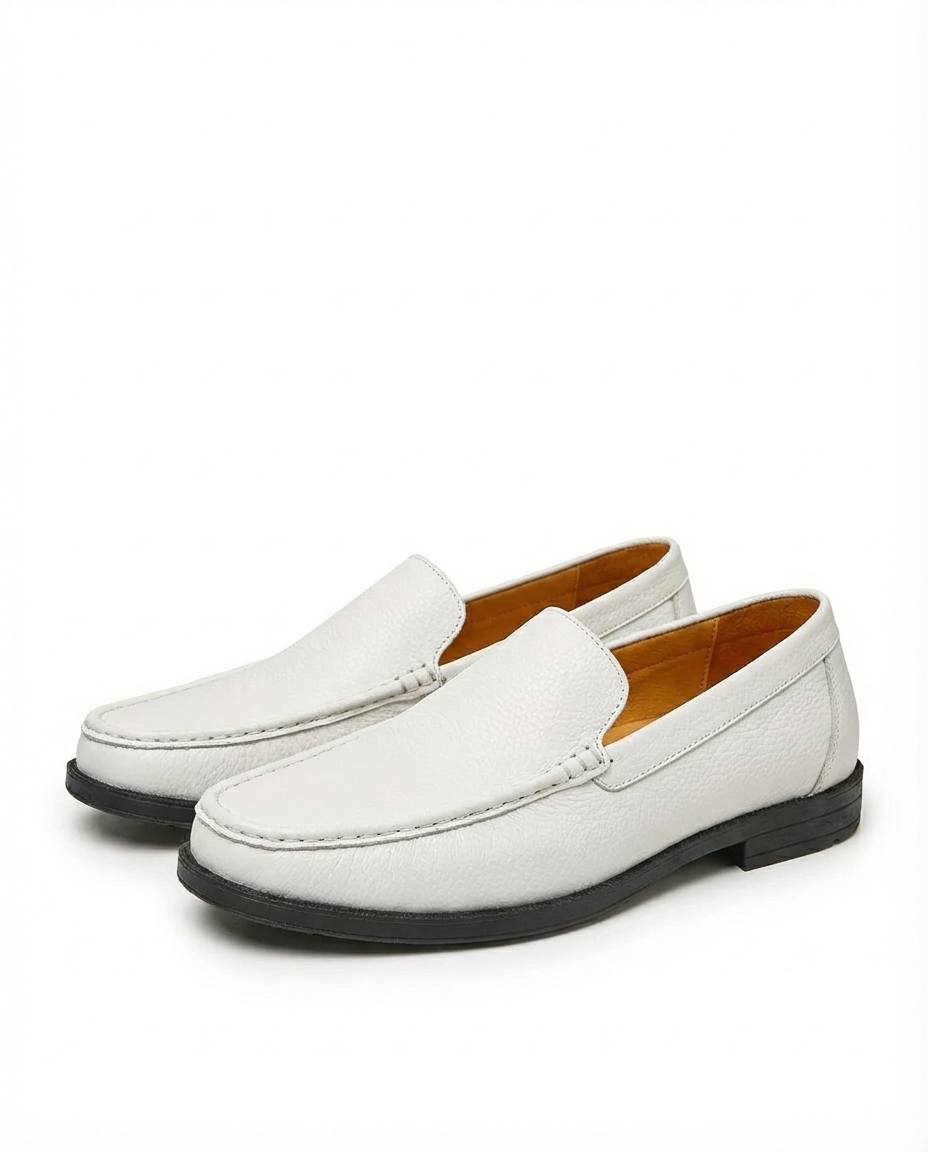 Mokasyny Męskie Skórzane | Klasyczny Krój | Komfortowa Konstrukcja | Na Co Dzień