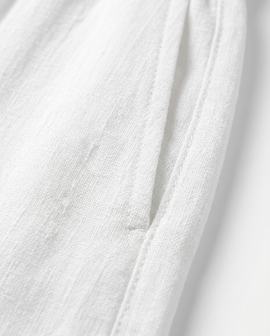 Eleganckie lniane spodnie męskie | Luźny krój | Wysokiej jakości materiał | Na co dzień