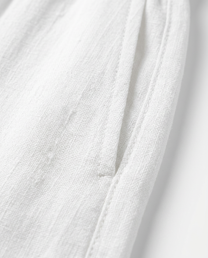 Eleganckie lniane spodnie męskie | Luźny krój | Wysokiej jakości materiał | Na co dzień