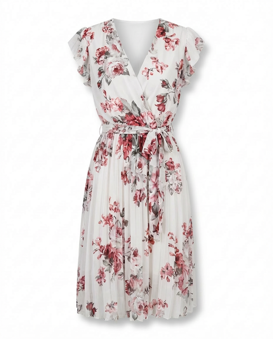 Sukienka Damska Letnia Kwiatowa | Luźny Krój | Wygodna Tkanina | Na Lato