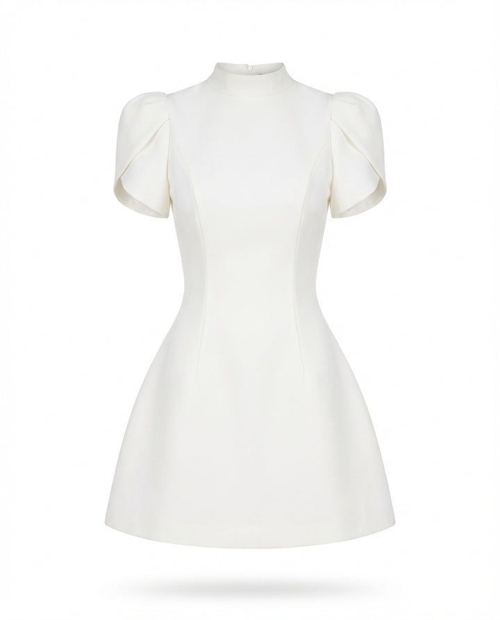 Sukienka Damska Mini Elegancka | Dopasowany Krój | Odkryte Plecy | Na Wieczór i Specjalne Okazje