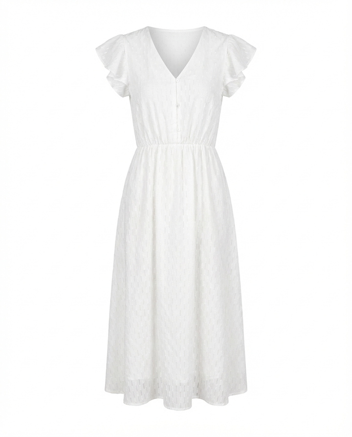 Sukienka Damska Letnia | Midi | Wygodny Materiał | Na Co Dzień