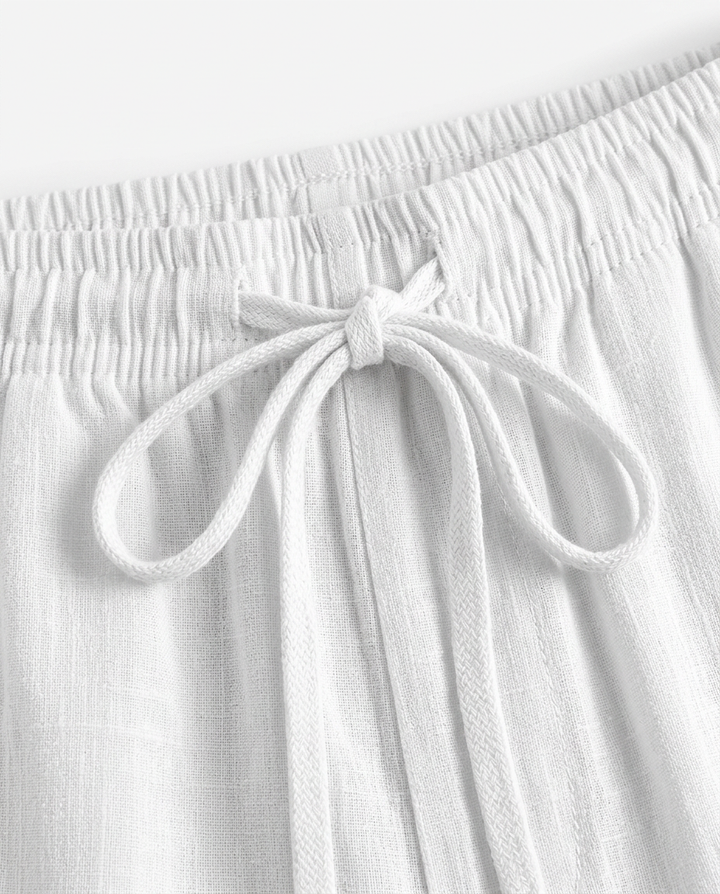 Eleganckie lniane spodnie męskie | Luźny krój | Wysokiej jakości materiał | Na co dzień