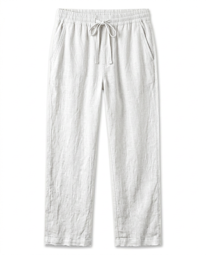 Spodnie Męskie Spodnie Lnianie Męskie | Luźny Krój | Oddychający Materiał | Na Lato