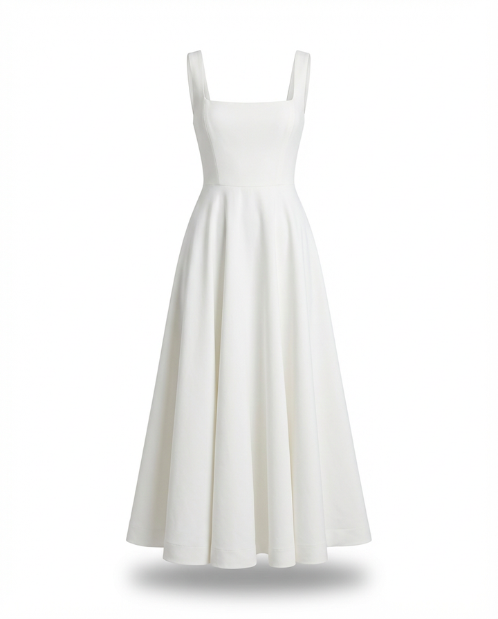 Sukienka na Wesele Damska Sukienka Letnia | Wcięta Talia | Opływowa Sylwetka | Na Wiosnę i Lato