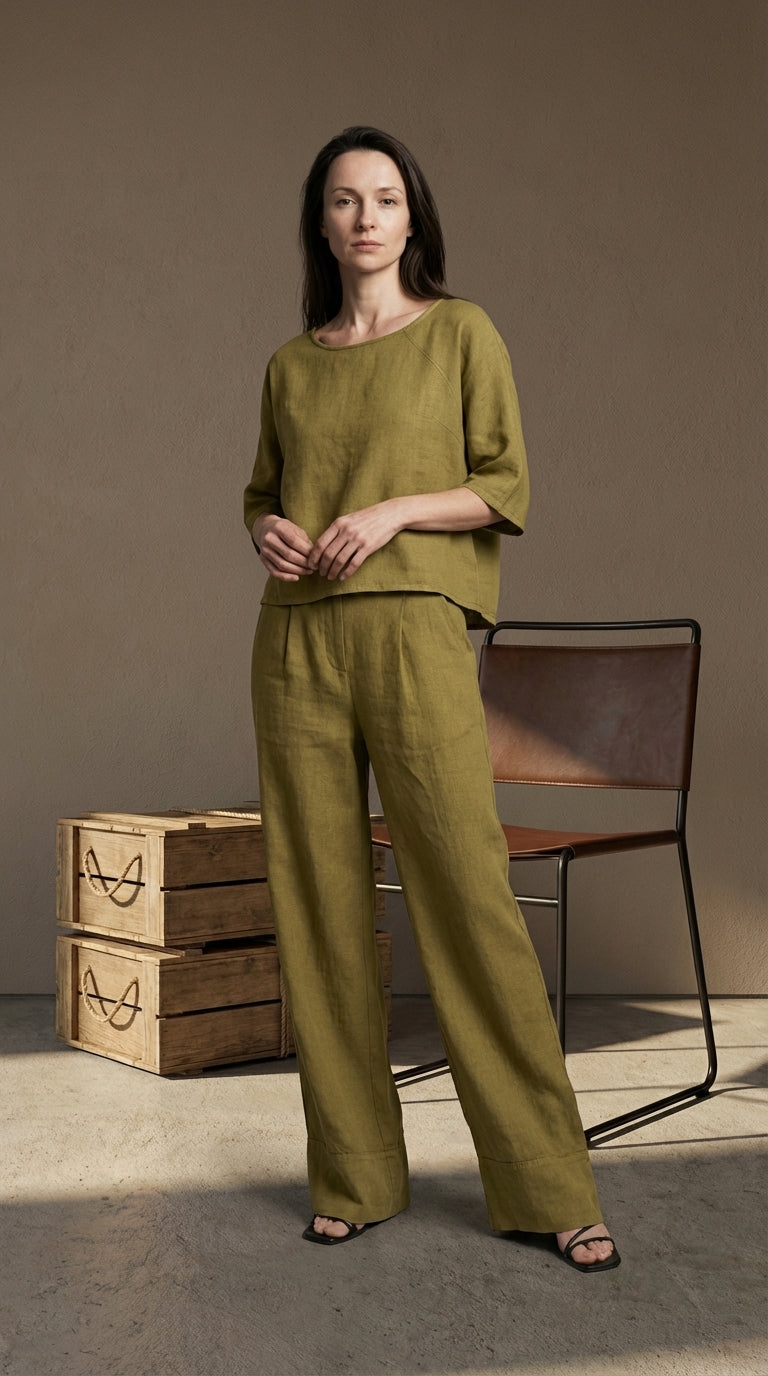 Zestaw Dresowy Damski | Luźny Krój | Praktyczne Kieszenie | Na Lato