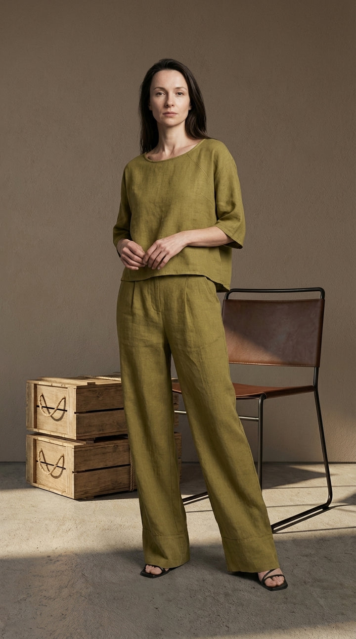 Zestaw Dresowy Damski | Luźny Krój | Praktyczne Kieszenie | Na Lato