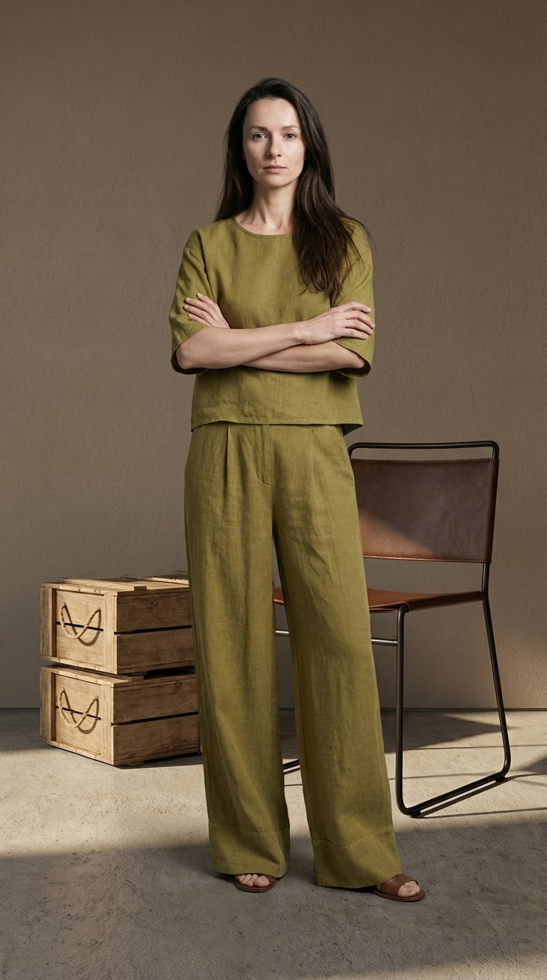 Zestaw Dresowy Damski | Luźny Krój | Praktyczne Kieszenie | Na Lato