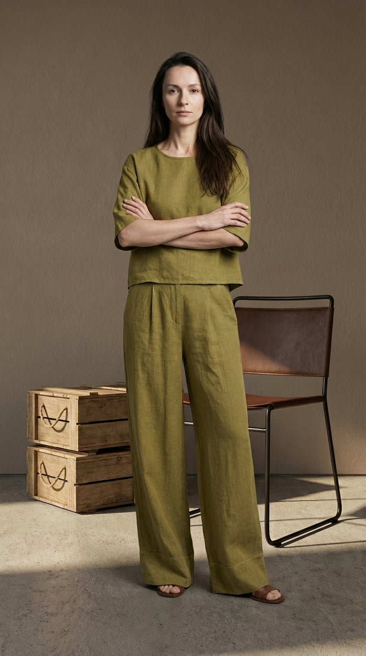 Zestaw Dresowy Damski | Luźny Krój | Praktyczne Kieszenie | Na Lato