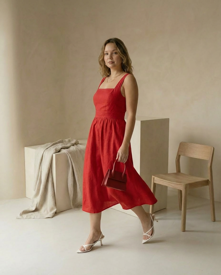 Suknia Wieczorowa Długa Ekskluzywna | Dopasowany Krój | Wysokiej Jakości Materiał | Na Eleganckie Wyjścia