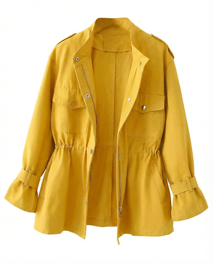 Kurtka damska | Dopasowana | Wiatroszczelna | Na jesień