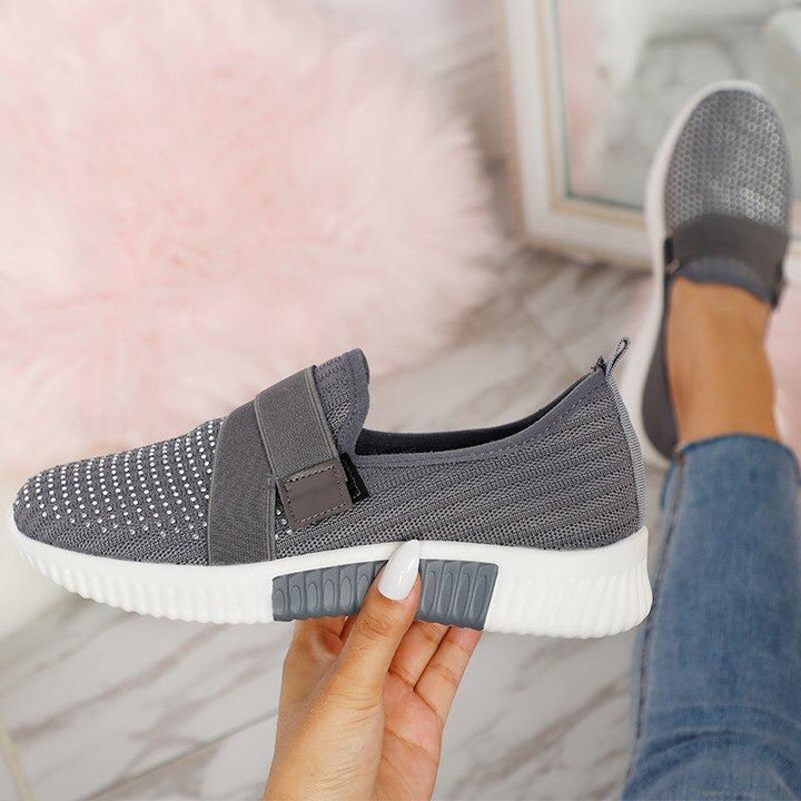 Damskie Buty Sportowe | Oddychająca Siateczka | Wsuwany Model | Na Co Dzień i Spacery